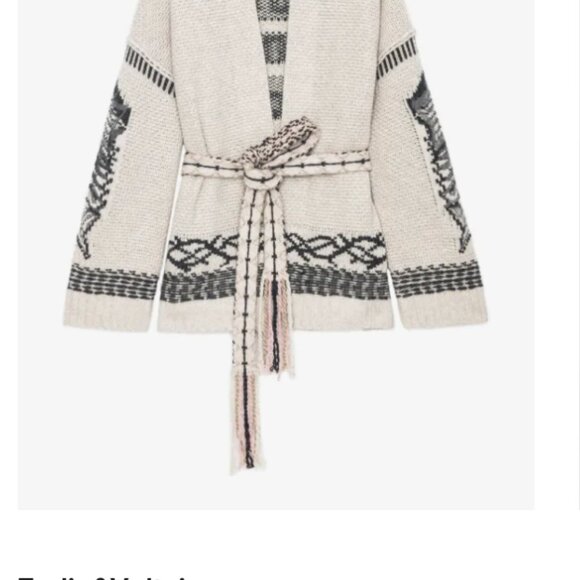 NWT Zadig & Voltaire Aspen Cardigan size M/L - Picture 2 of 5